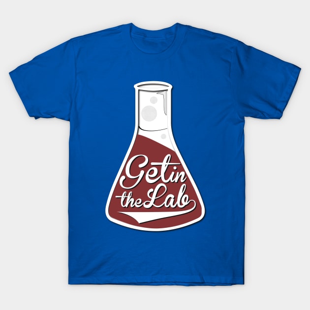 Get in the Lab - Flask T-Shirt by meganjuliaphotography